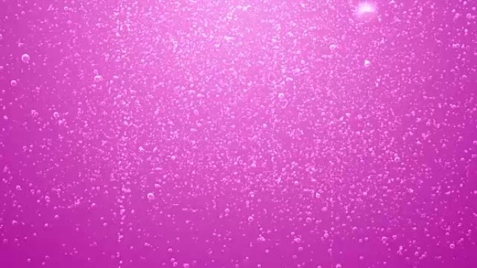 带循环的粉色苏打泡泡背景