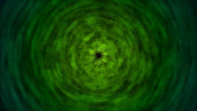 抽象旋转灯动画-循环绿色