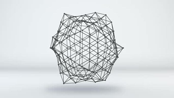 未来网络造型可循环3D动画
