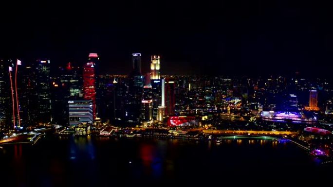 新加坡50年国庆滨海湾灯展
