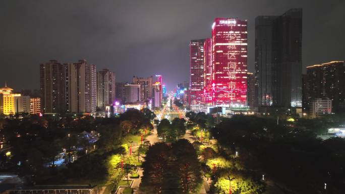 佛山禅城季华路夜景