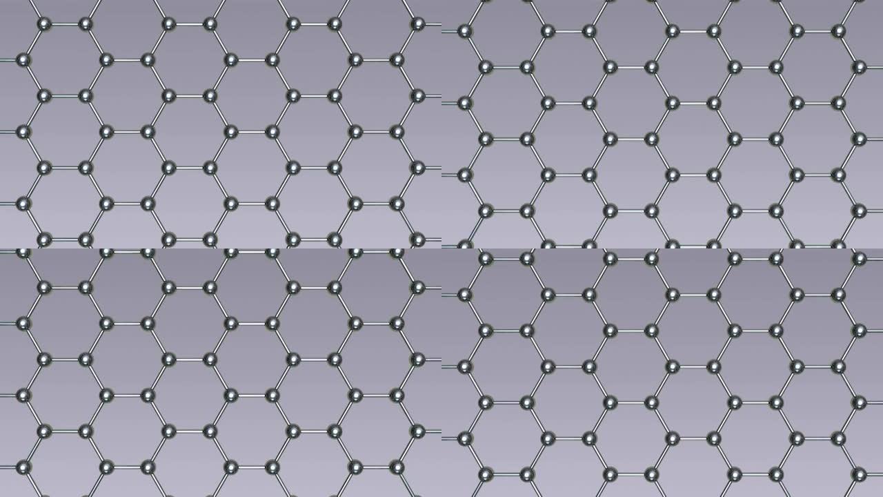 三维分子晶格动画