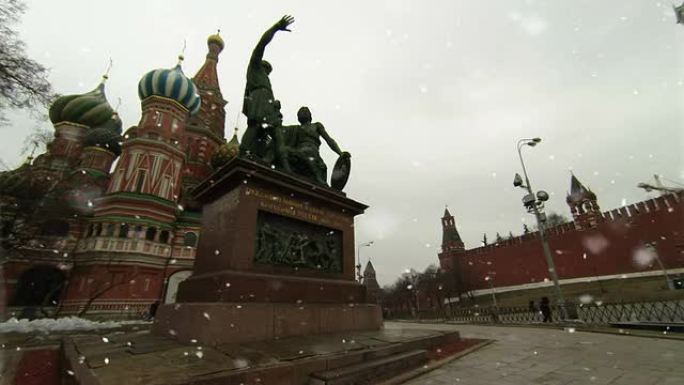 莫斯科米宁和波扎尔斯基红场纪念碑