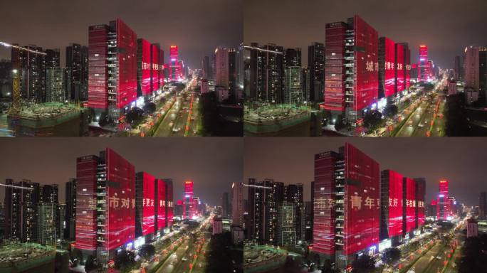 佛山禅城季华路夜景