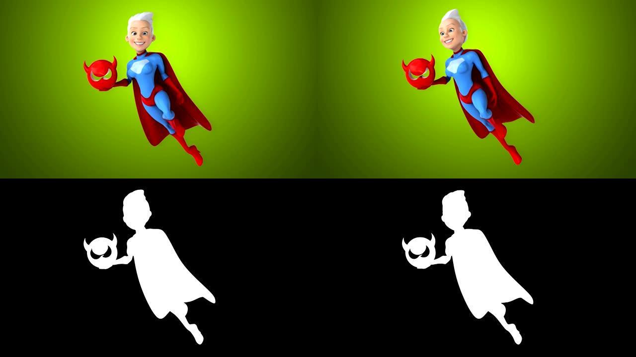 电脑动画-超级女人