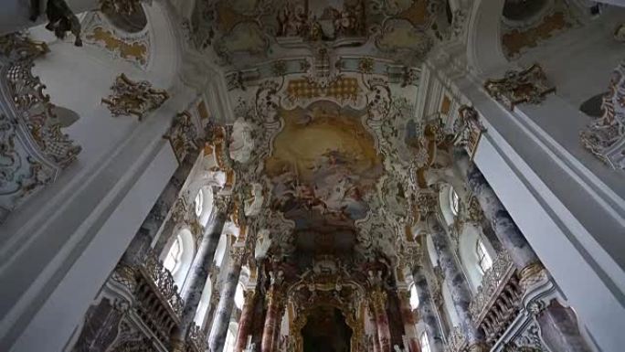 Wieskirche教堂在德国