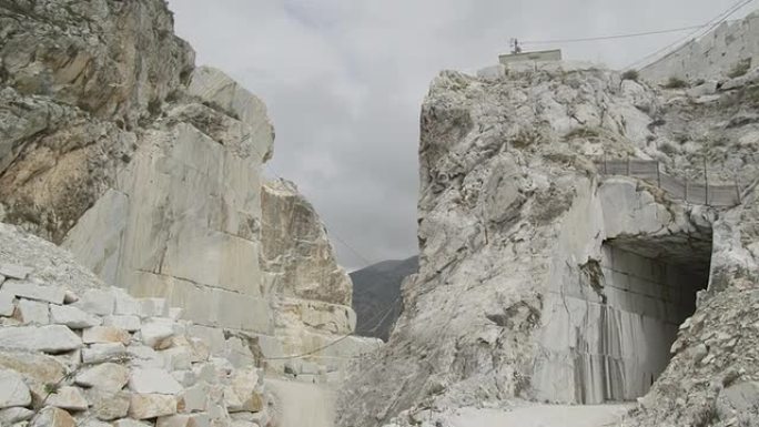 意大利卡拉拉的大理石采石场