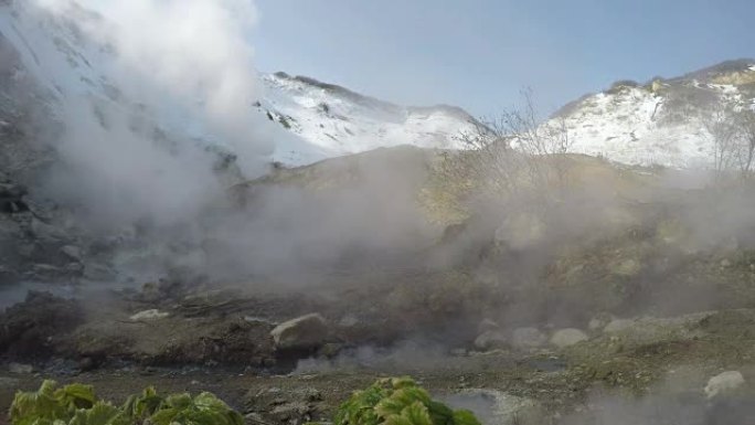 地热谷，堪察加半岛上的温泉区