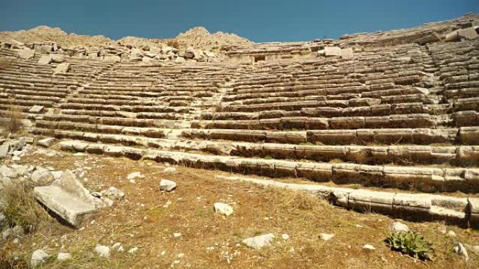 萨加拉索斯古罗马剧院的观众座位