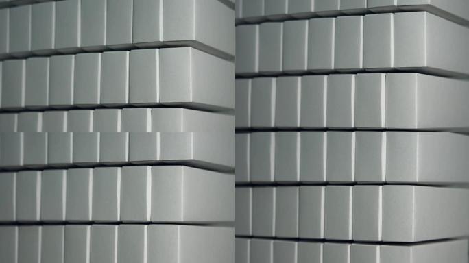 简单的白色盒子。