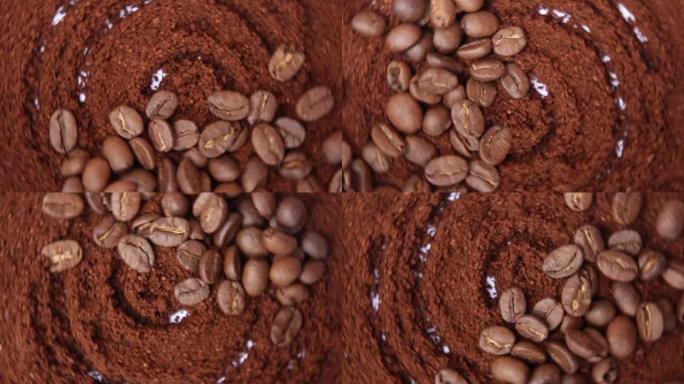 加工中的咖啡豆