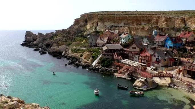 马尔他岛，旅游景点多彩大力水手村