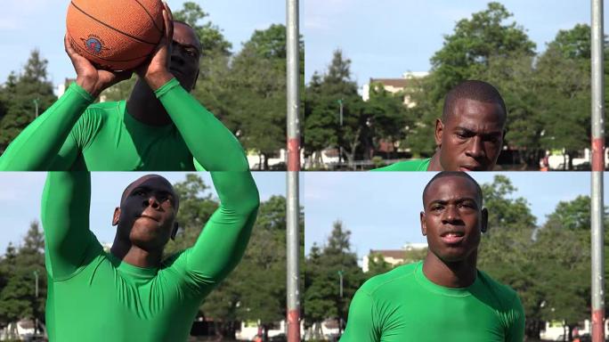 黑人打篮球