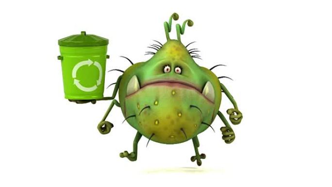 有趣的细菌-3D动画