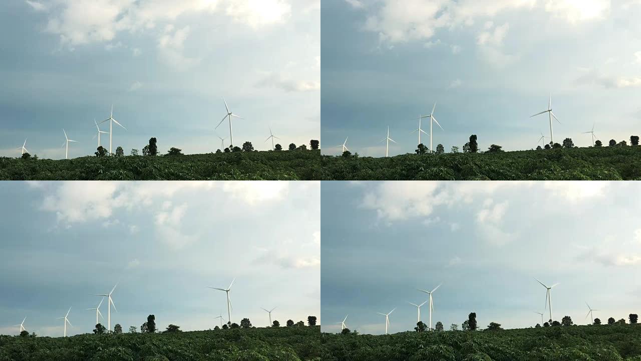 风力发电机组发电站