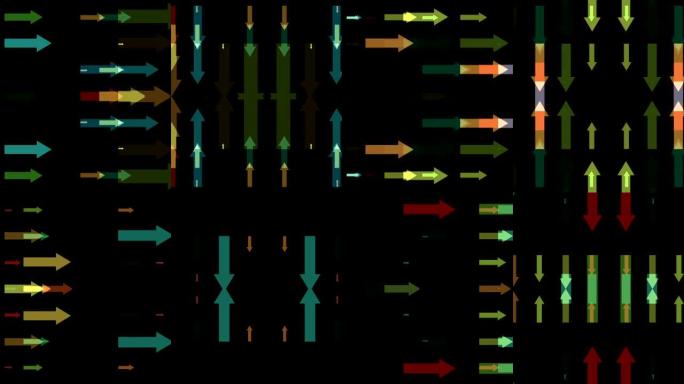 彩色箭头万花筒