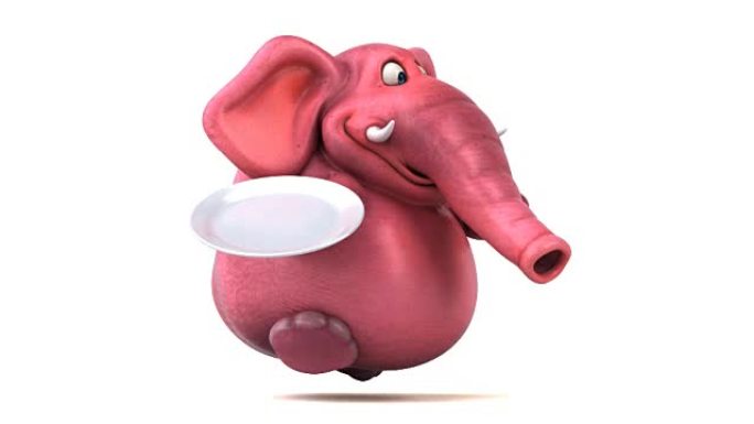 粉色大象-3D动画