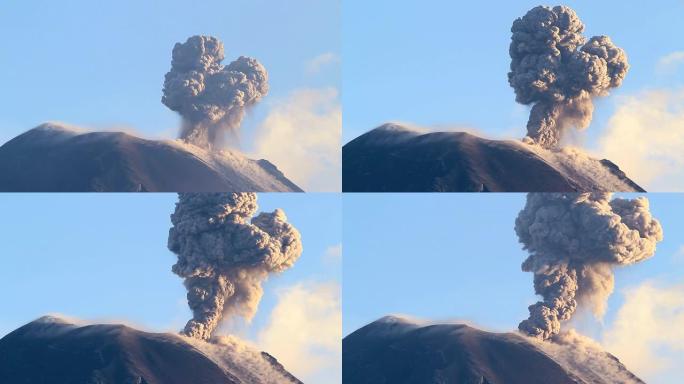 通古拉瓦火山爆发