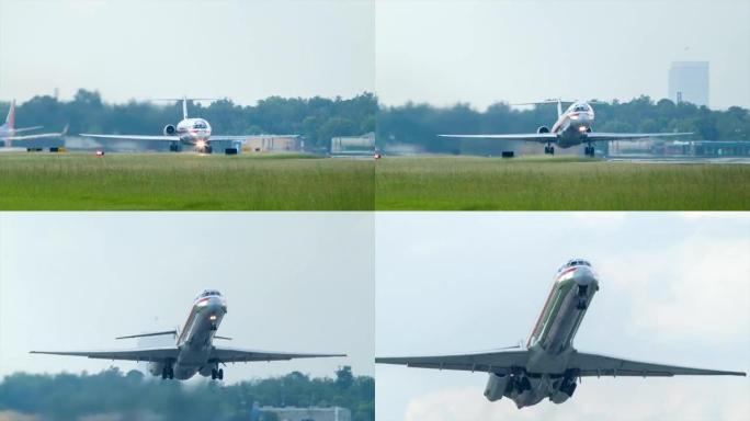 MD-80 DC9飞机起飞