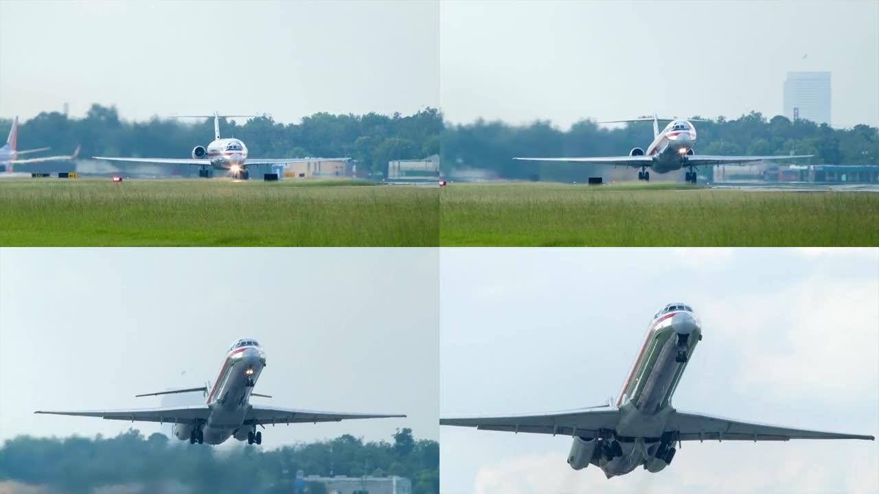 MD-80 DC9飞机起飞