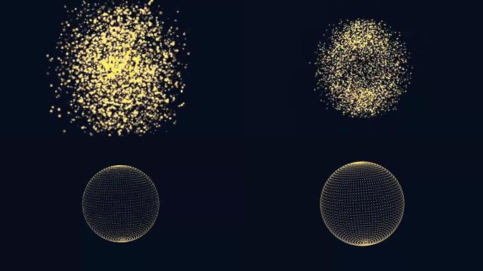 粒子会变形成3D球体