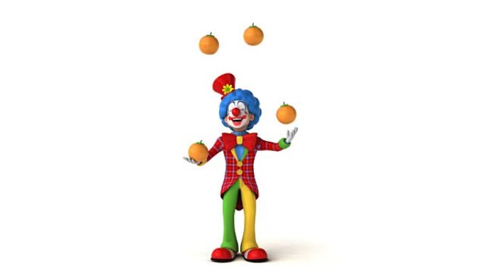 小丑杂耍-3D动画