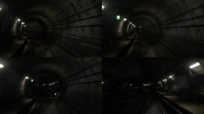 穿过地下隧道