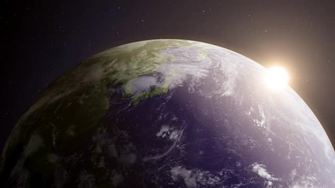 地球6-旋转地球仪视频背景循环