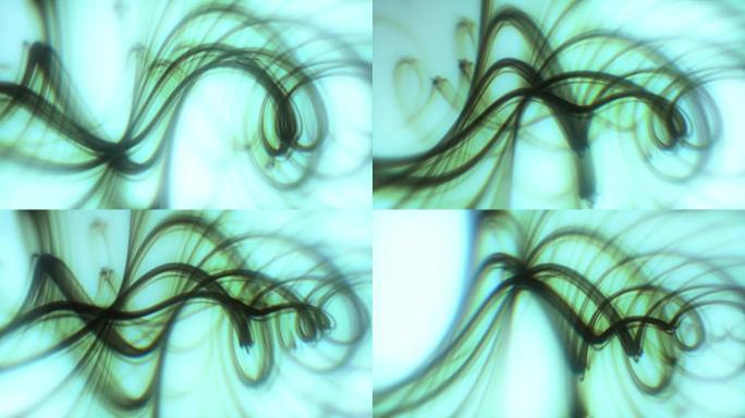 Spirax-抽象烟雾状螺旋视频背景循环