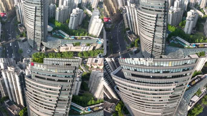 5K原素材-上海长寿路商圈，城建实业