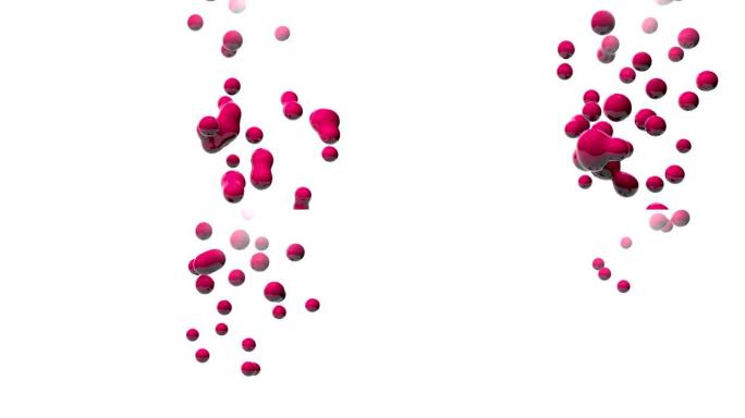 液体气泡浮动动画背景。