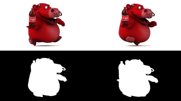 有趣的红牛-3D动画