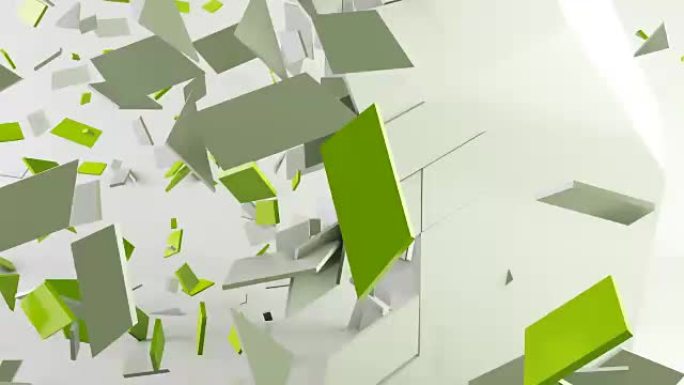 几何计算机生成动画背景