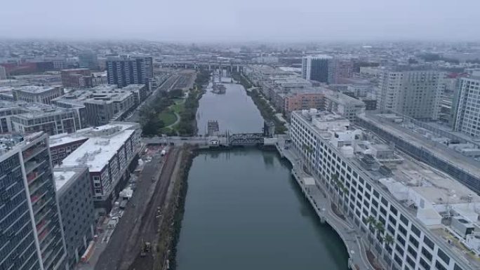 旧金山任务湾空中城市景观