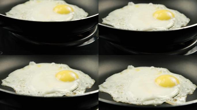 平底锅上的煎蛋，跟踪