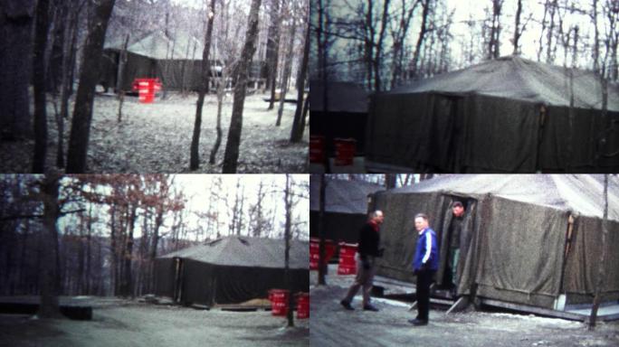 (8毫米Vintage) 1974秘密政府基地帐篷营地
