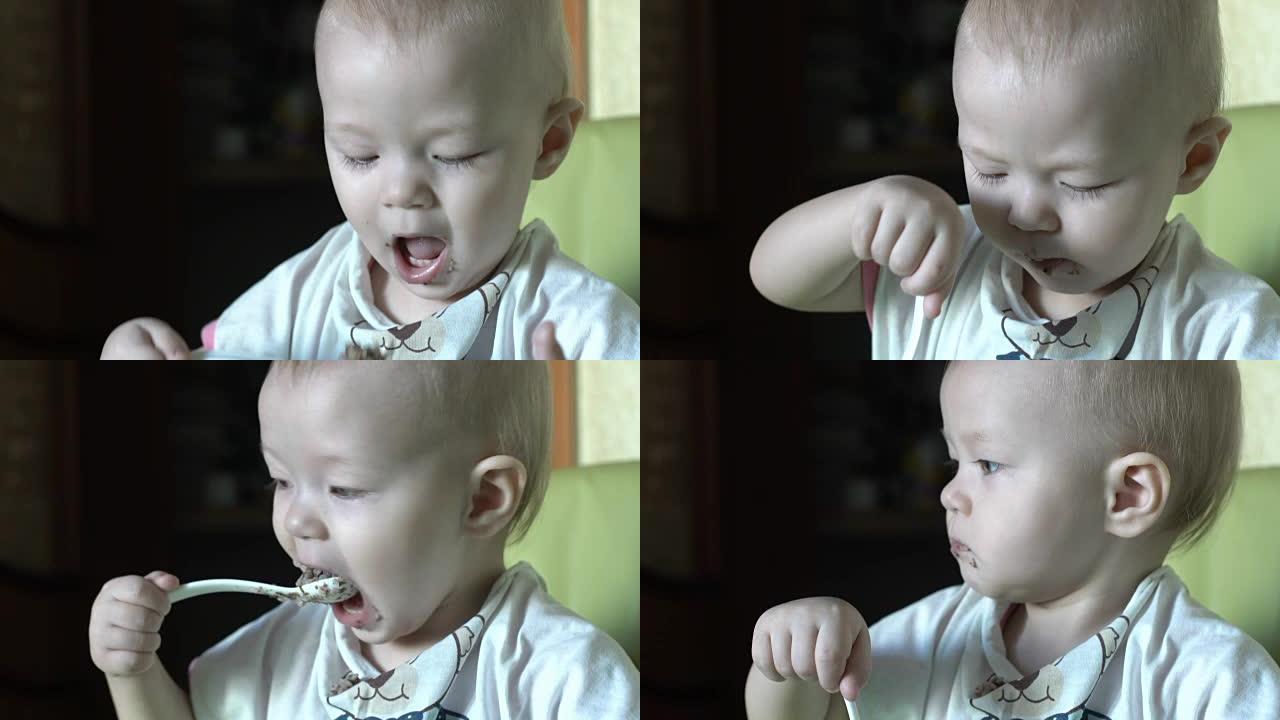 宝宝吃荞麦粥