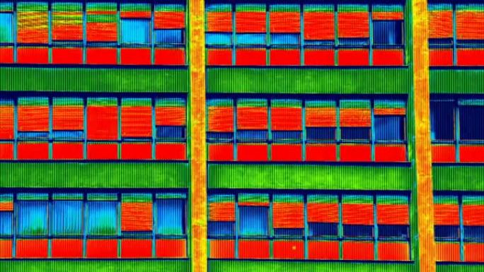 红外热成像在住宅建筑上的记录