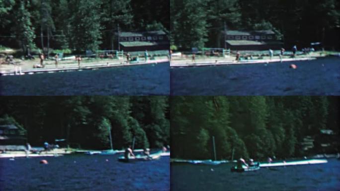 1967年:夏令营、户外湖划船、野外沙滩游玩。