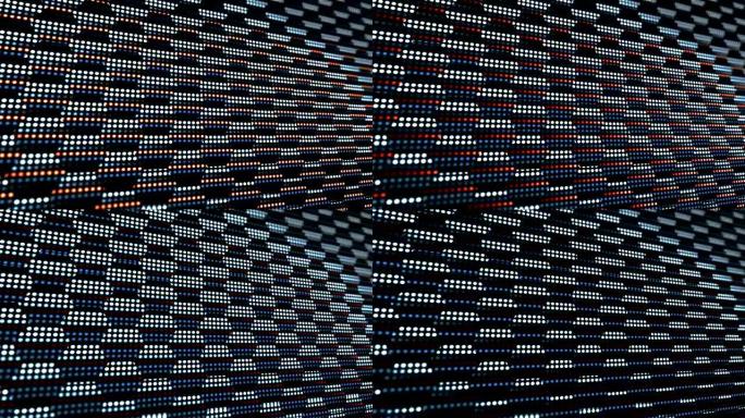 蓝色六边形抽象背景-股票视频