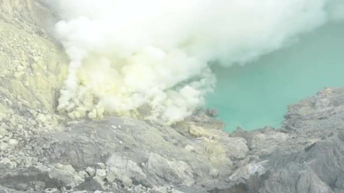 Kawah Ijen火山口地标印度尼西亚自然旅游之地