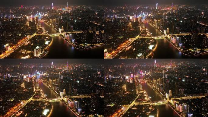 白鹅潭 芳村 珠江 大景 夜景 延时