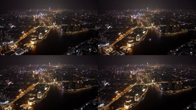 白鹅潭 芳村 珠江 大景 夜景 延时