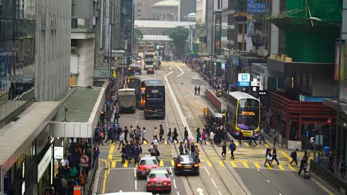 香港的传统有轨电车汽车