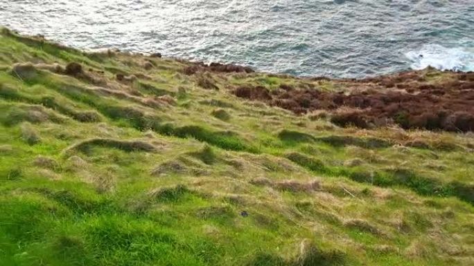 爱尔兰西海岸克里悬崖上的壮丽景色