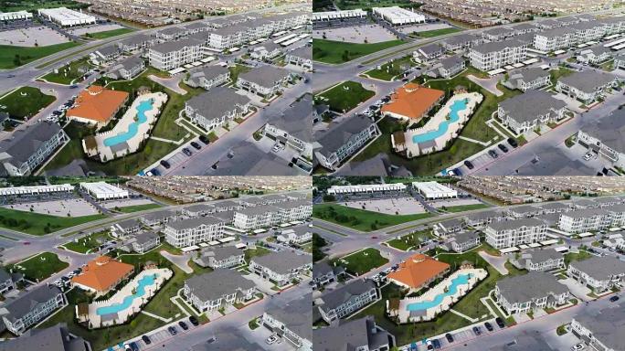 新开发公寓综合现代游泳池和奥斯汀生活方式
