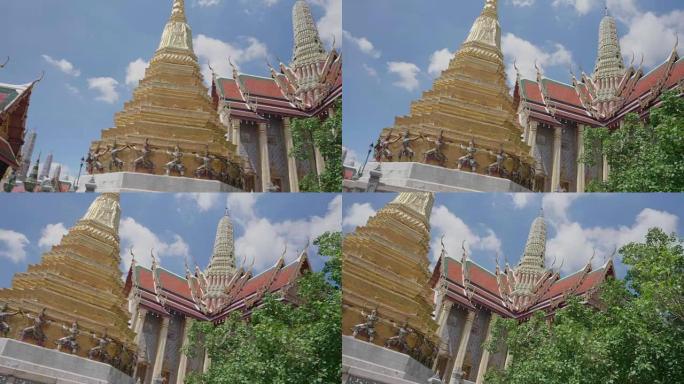 Wat Phra Kaew的Yaksha守护者，被视为泰国最神圣的寺庙