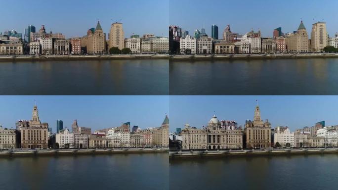 实时鸟瞰图上海天际线