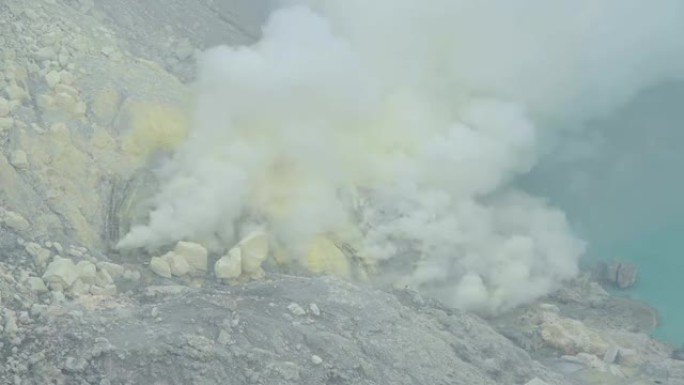 Kawah Ijen火山口地标印度尼西亚自然旅游之地