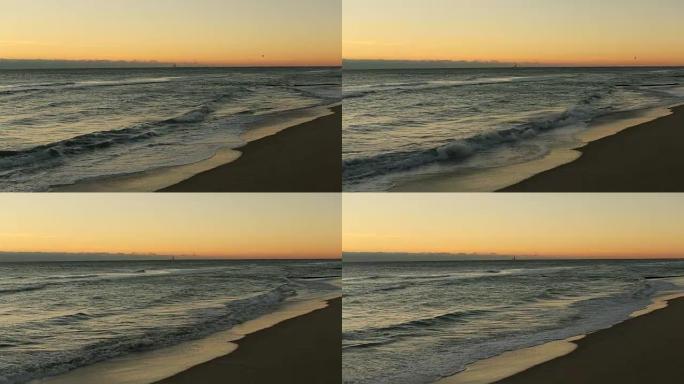 棕榈滩的冷锋日出